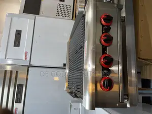 4 Burners Gas Lava Rock Grill