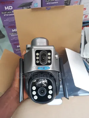 Ubox Double Lens PTZ Solar Camera ( Sim Enable)
