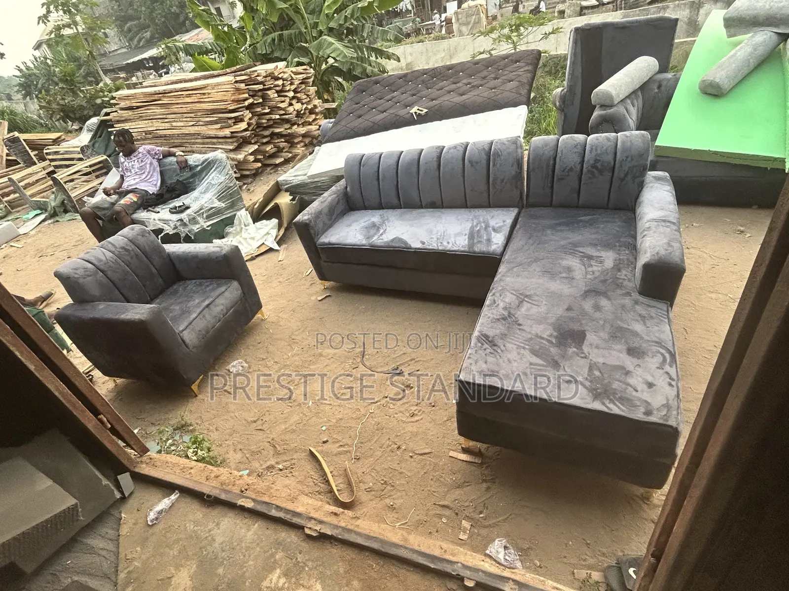 A Seven Seater Modern Couch