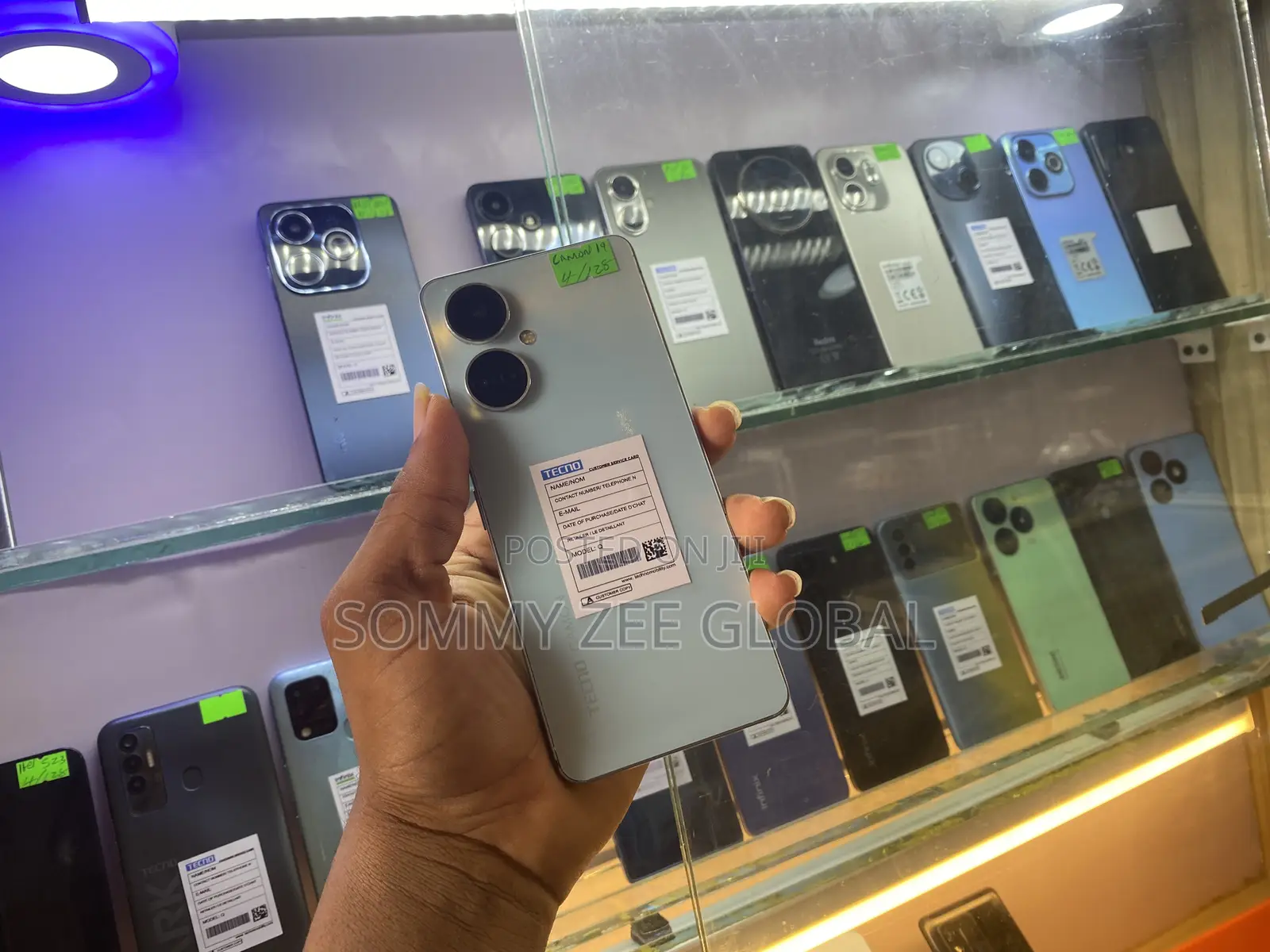 Tecno Camon 19 128 GB Blue