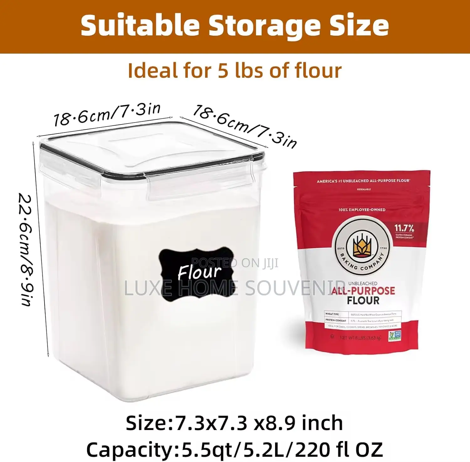 5.2litre Airtight Container (4in 1)