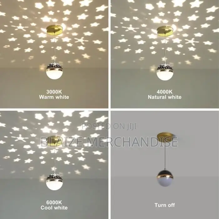 Fairy Star Pendant Light Globe