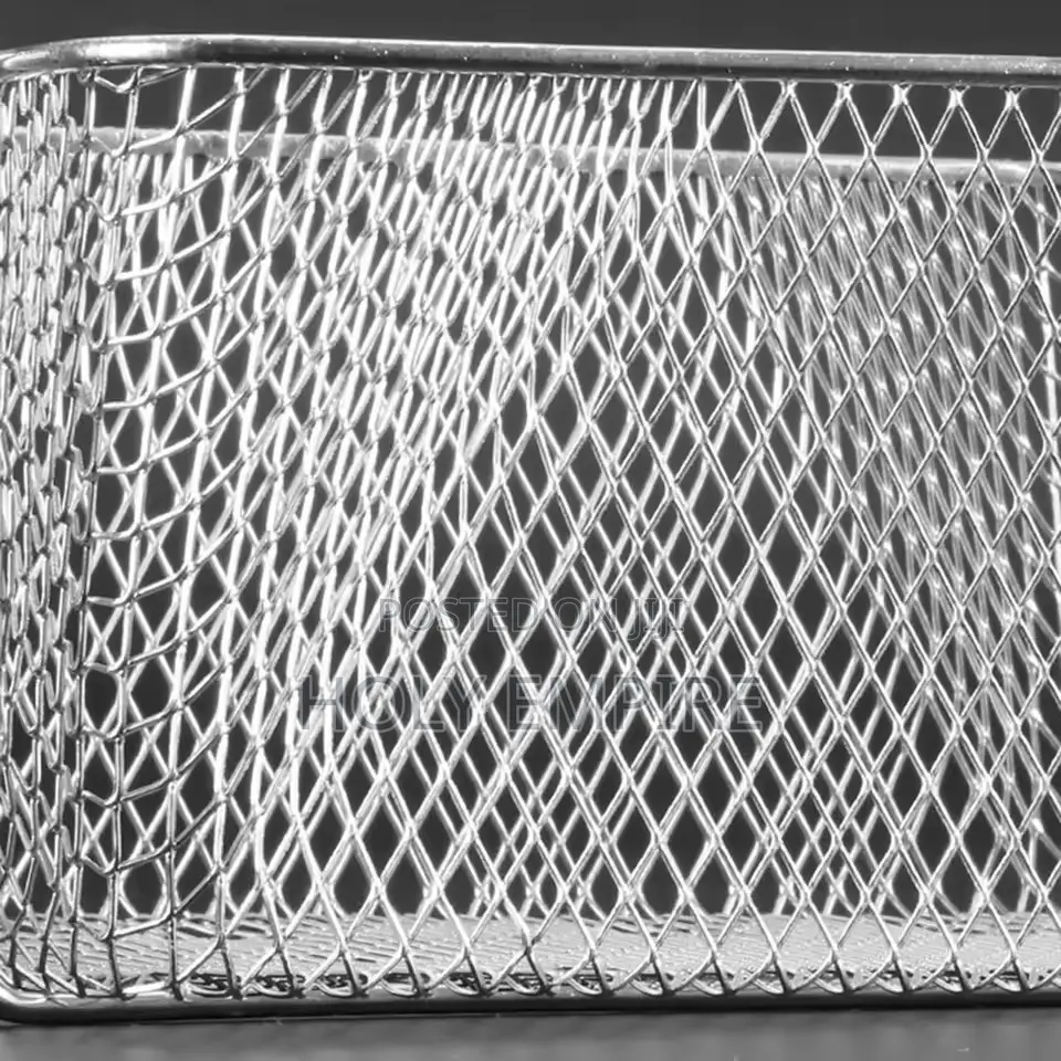 Frying Basket Rectangle Wire Mesh Strainer With Long Handle
