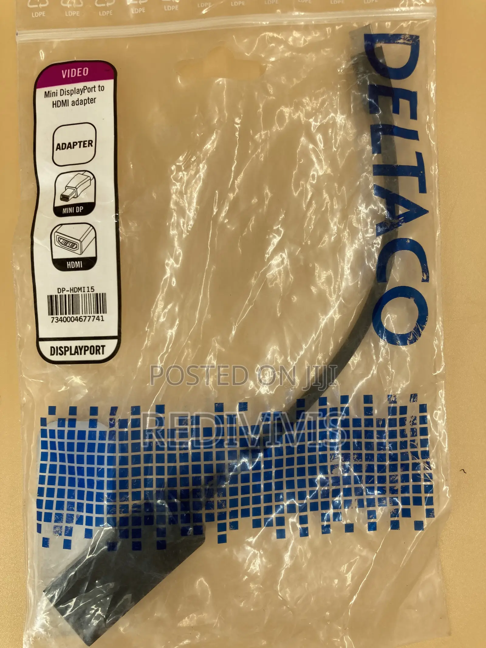 Deltaco Mini Displayport To Hdmi Adapter (Dp-hdmi15)