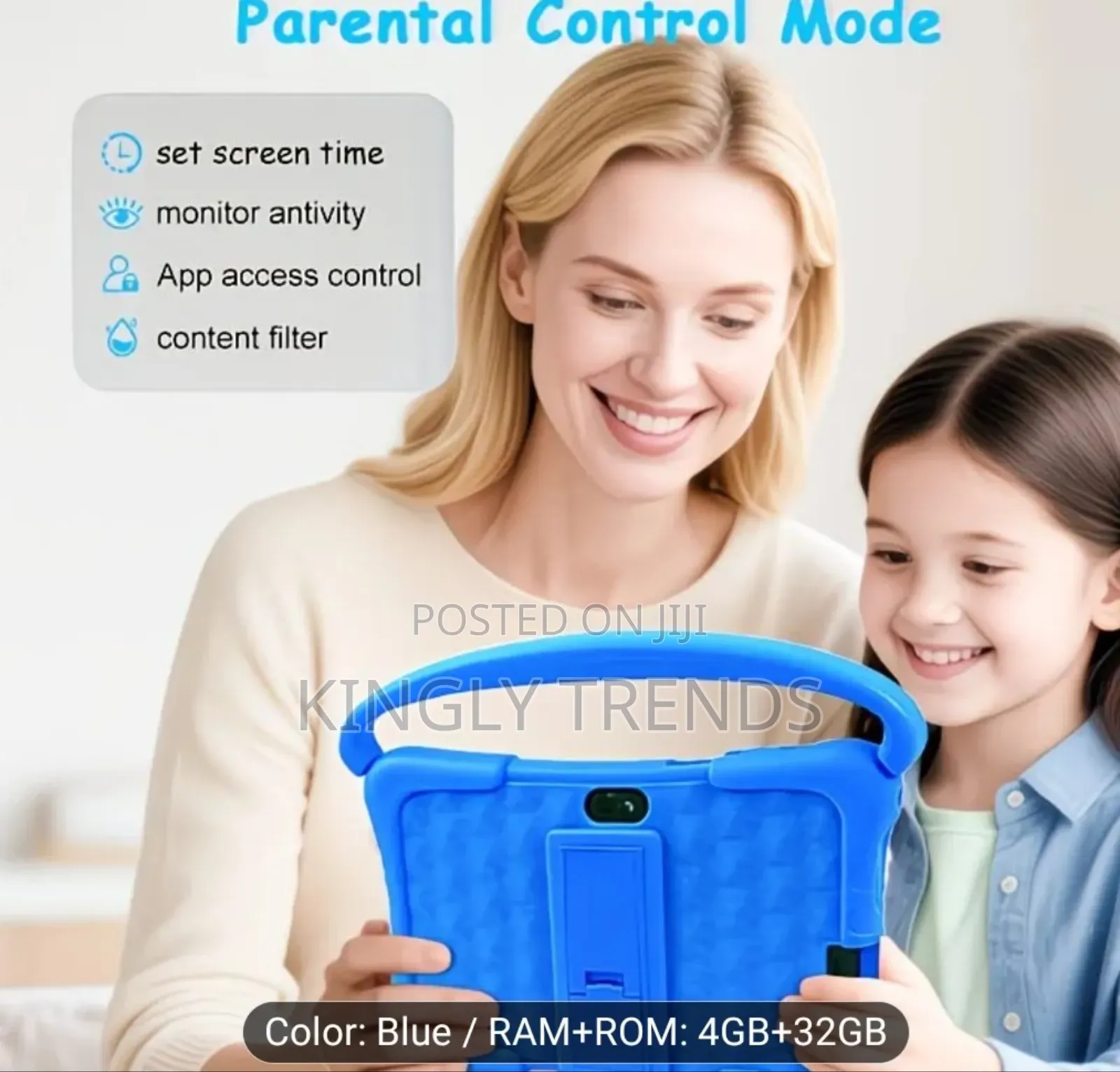 New Tablet 32 GB Blue