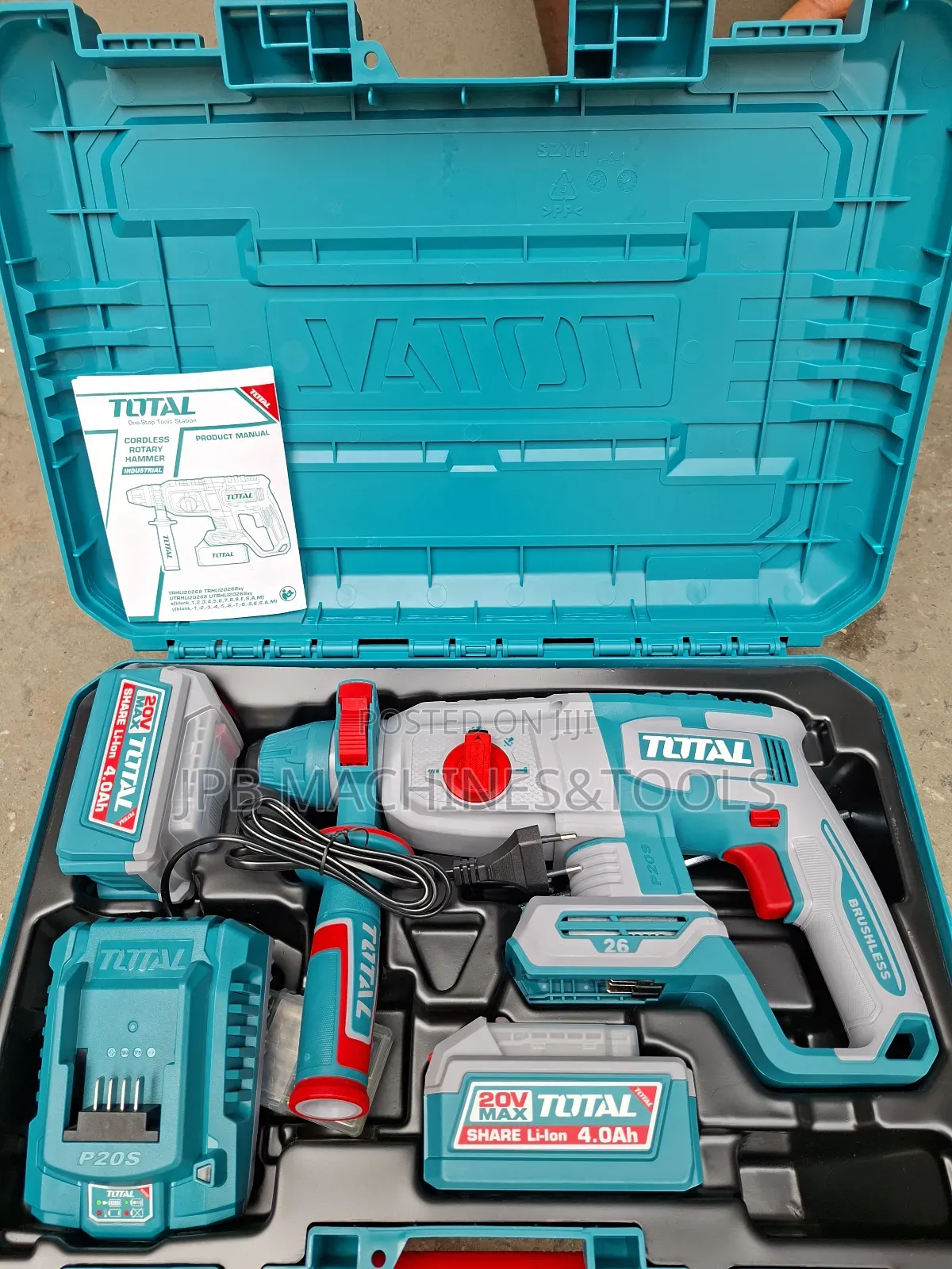 Total 26mm Cordless Rotary Hammer