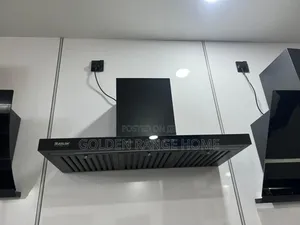 90cm Black Island Kitchen Hood/Smoke Extractor