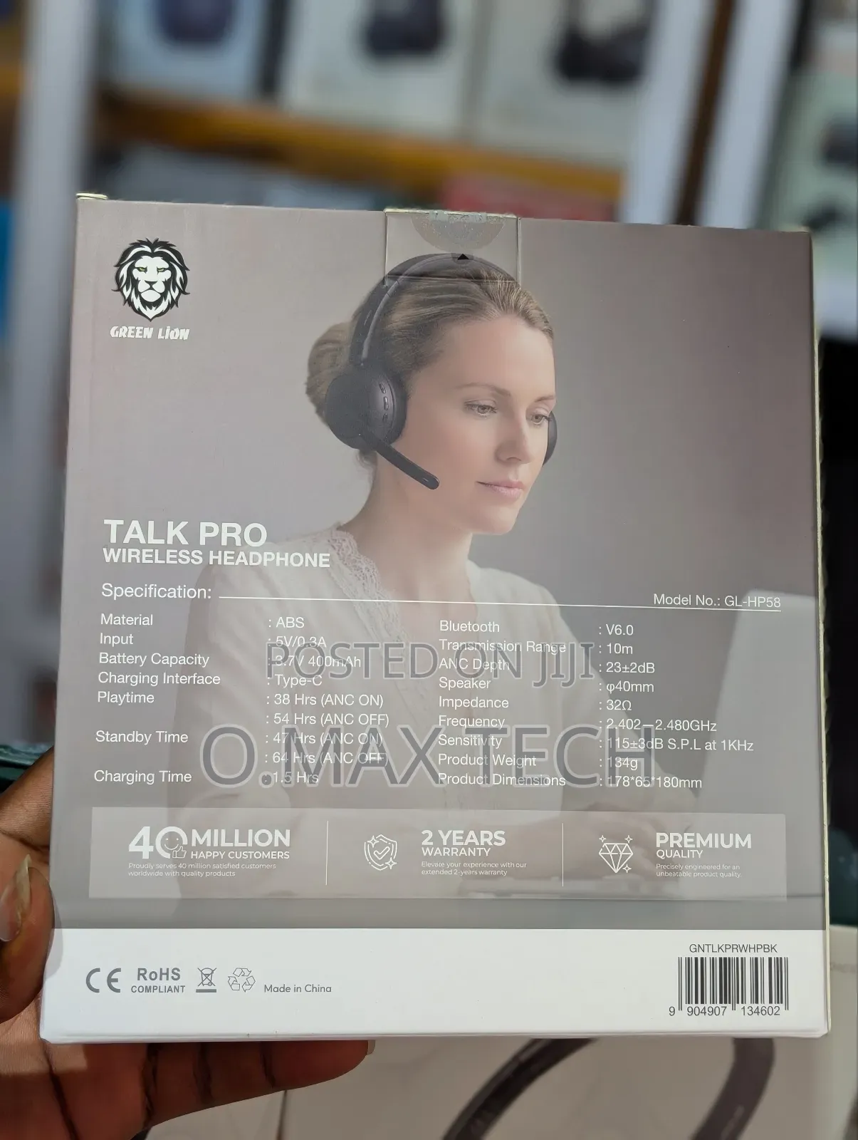 Green Lion Talk Pro Wireless Headphone