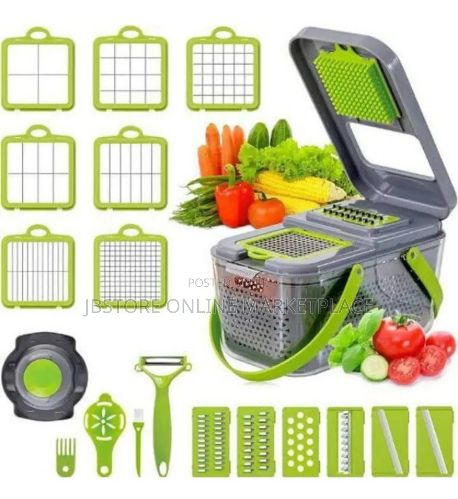 Original 22pcs Multifunction Veggie Slicer