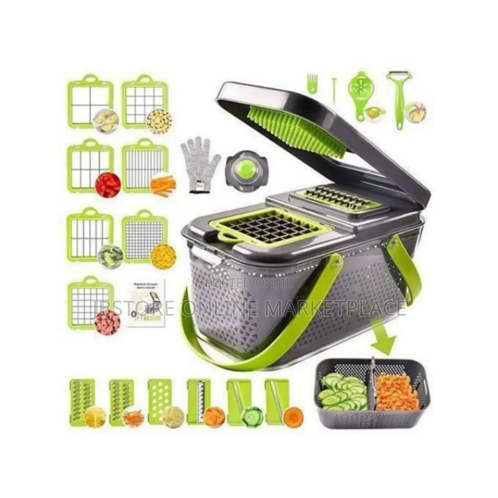Original 22pcs Multifunction Veggie Slicer