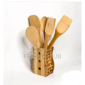 6pcs Square Wooden Spatula Set
