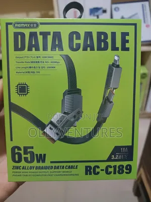 Remax Data Cables Type-C to Type-C Usb-a to Iph