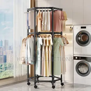 Double Layer Hexagonal Cloth Hanger