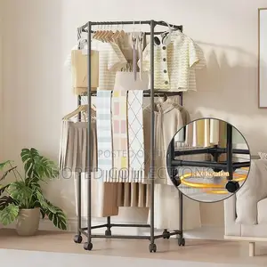 Double Layer Hexagonal Cloth Hanger