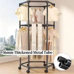 Double Layer Hexagonal Cloth Hanger