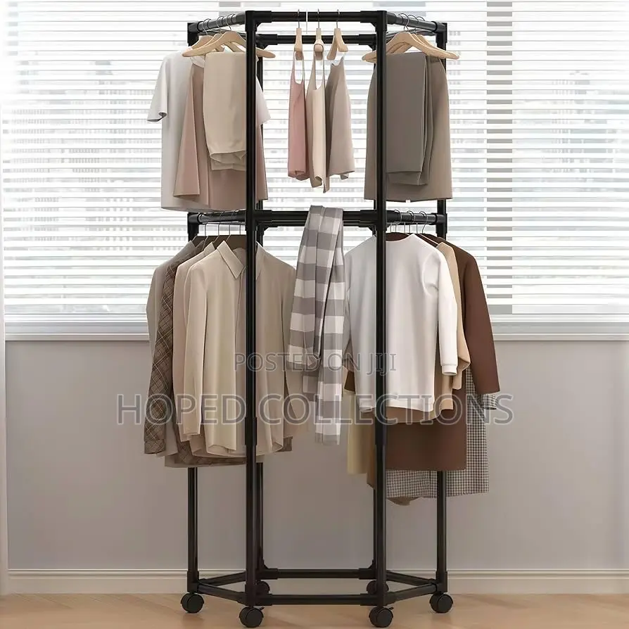 Double Layer Hexagonal Cloth Hanger