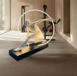 Modern Resin Sculptor Floor Lamp