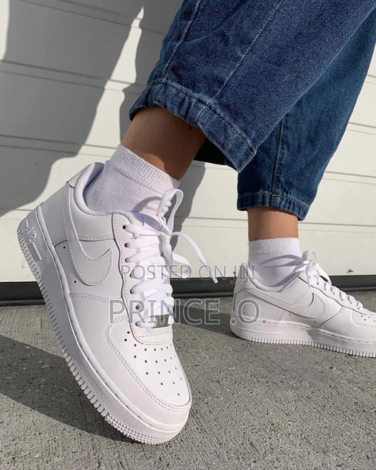 Original Plain White Nike