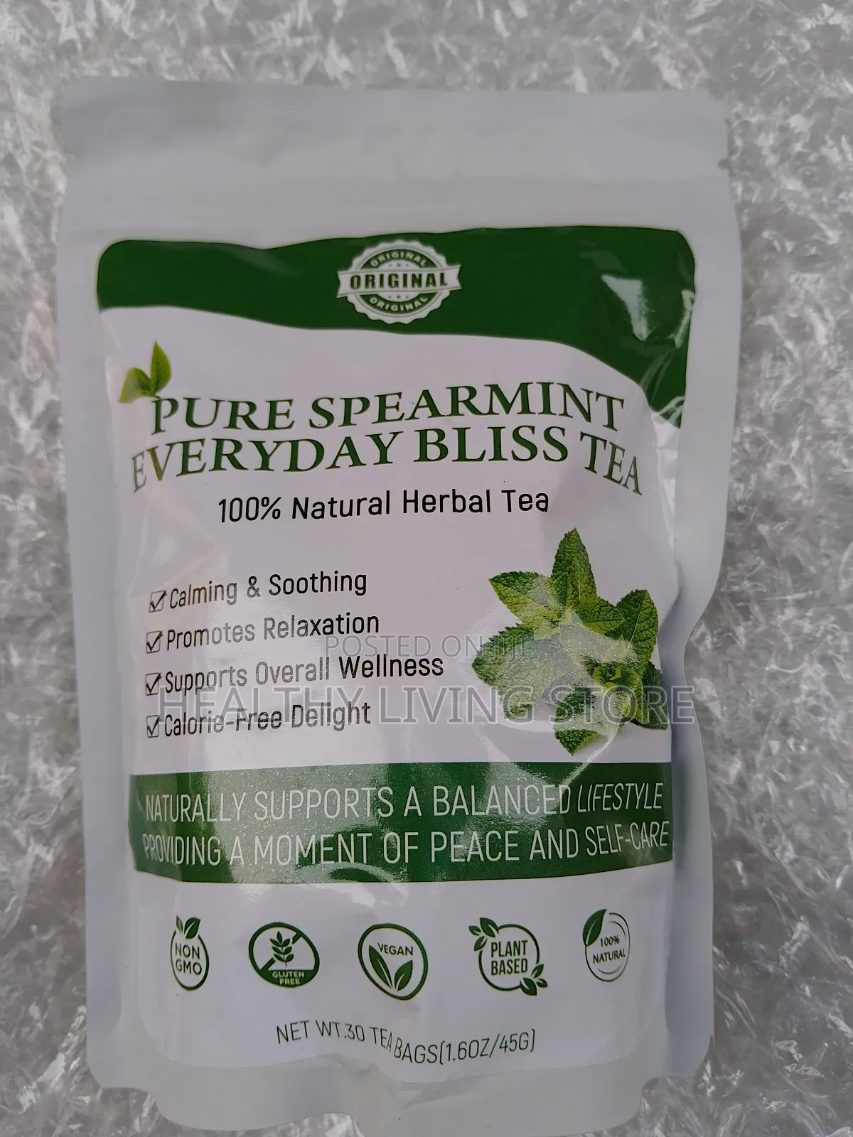 Pure Spearmint Tea (30 Tea Bags)