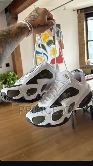 Air Max Muse X Veneda Carter White and Khaki Sney