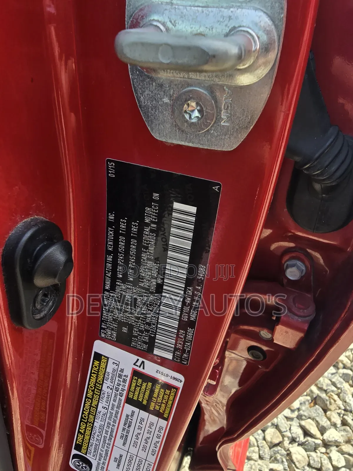 Toyota Venza XLE 2015 Red