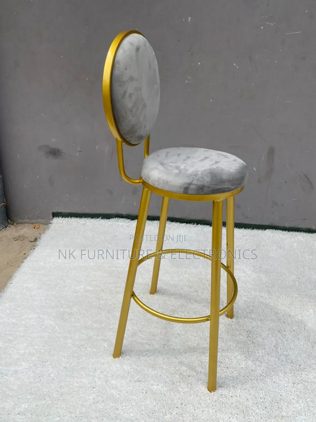 High Bar  Stools Fabric Made Imported