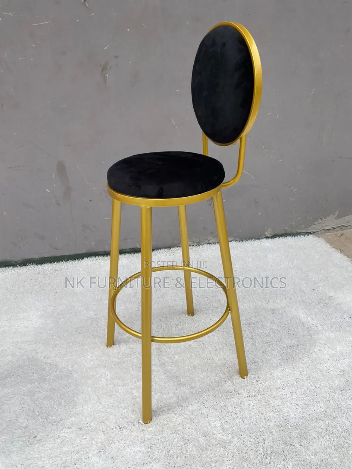 High Bar  Stools Fabric Made Imported