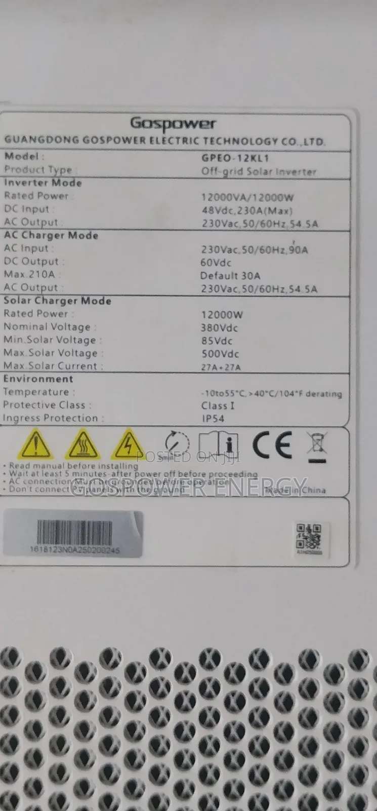 Gospower 12kw