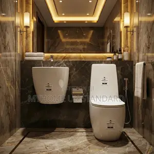 Executive England Water Closets White With Suspended Wash Hand Basin