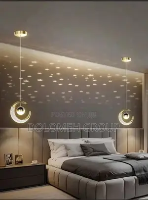 C Design Led Pendant Light With Star Reflection