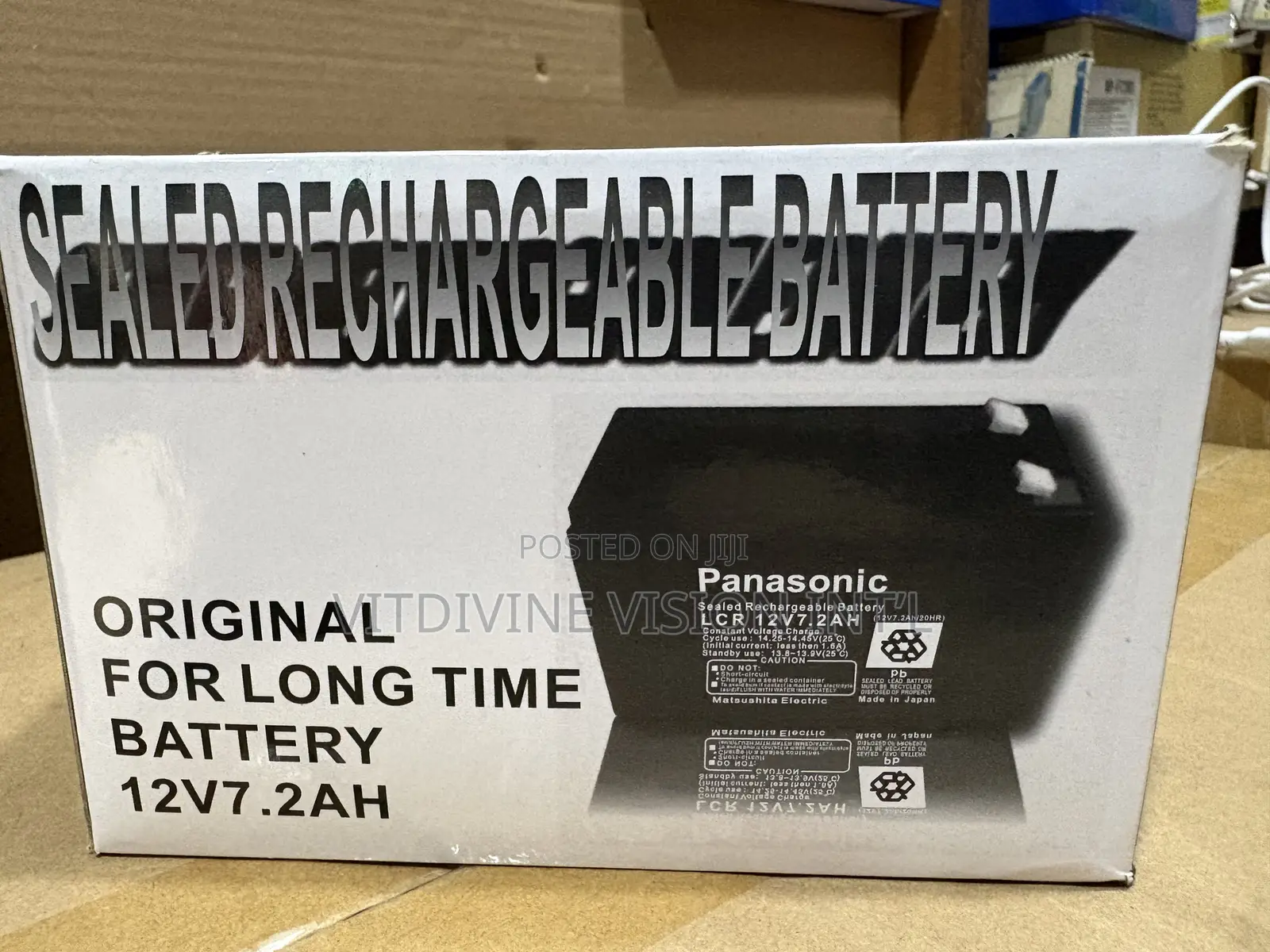Panasonic Ups Battery 12/7ah