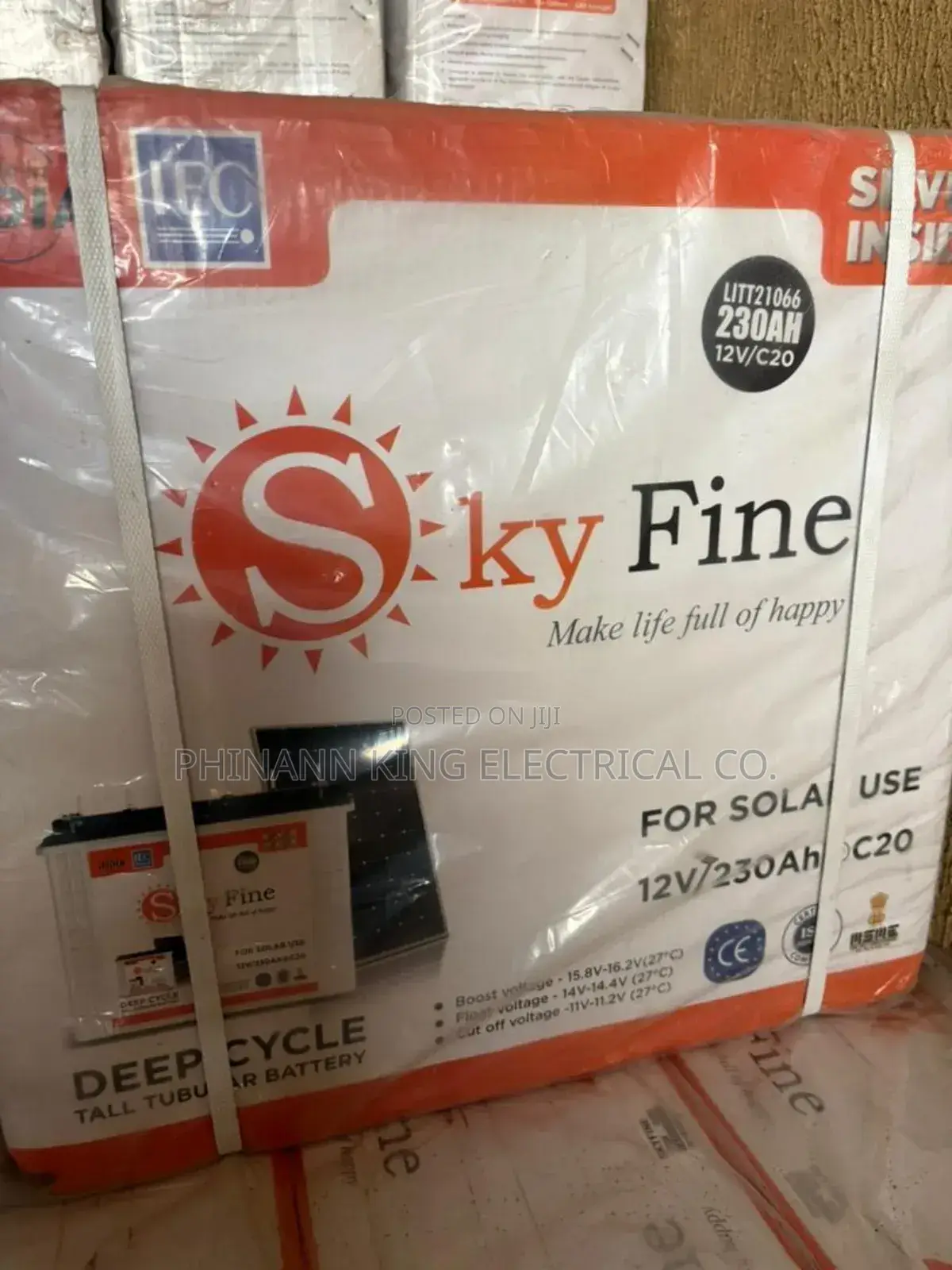 Sky Fine Solar Battery 12v/230ah
