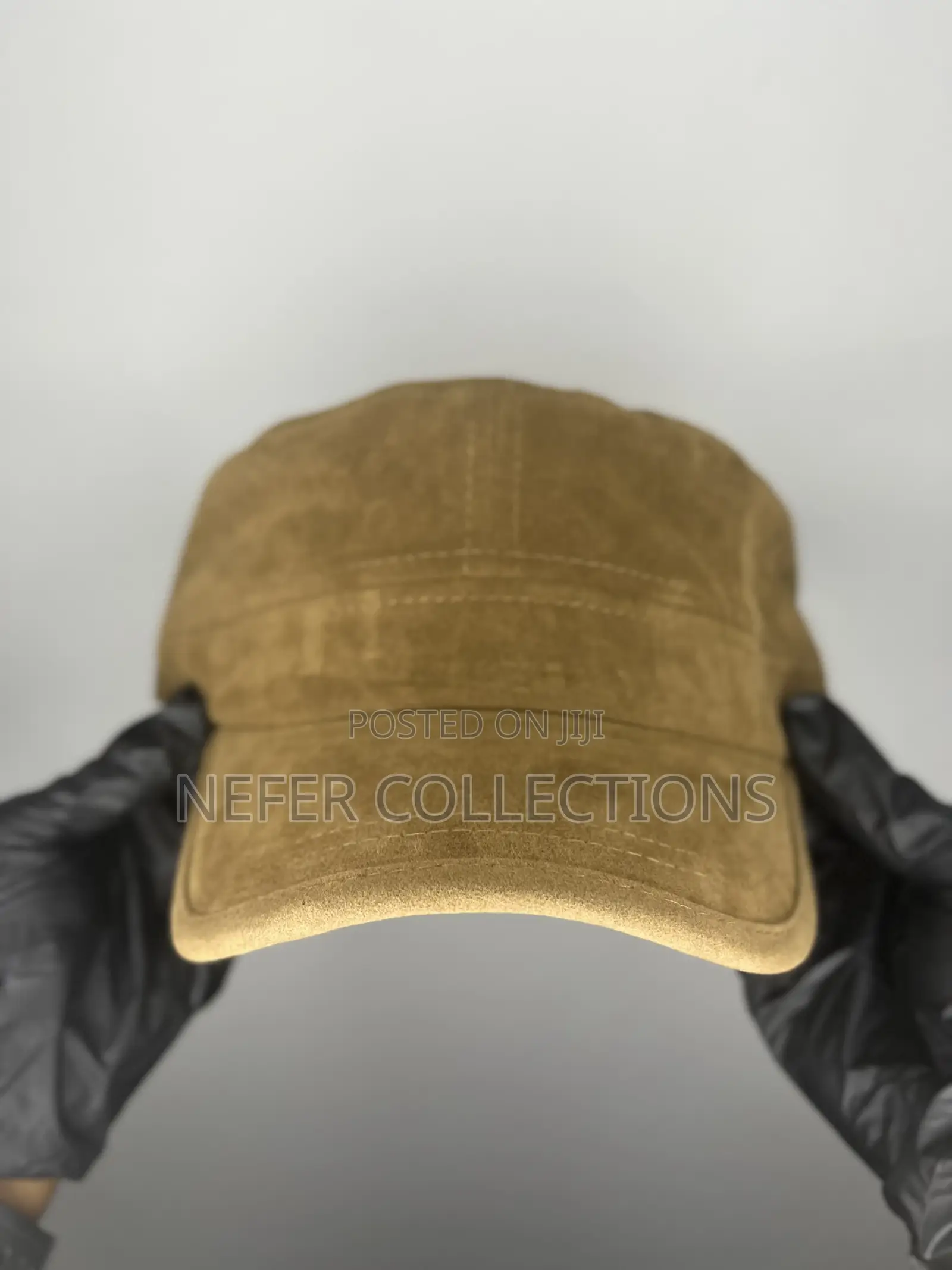 Plain Face Cap - Brown