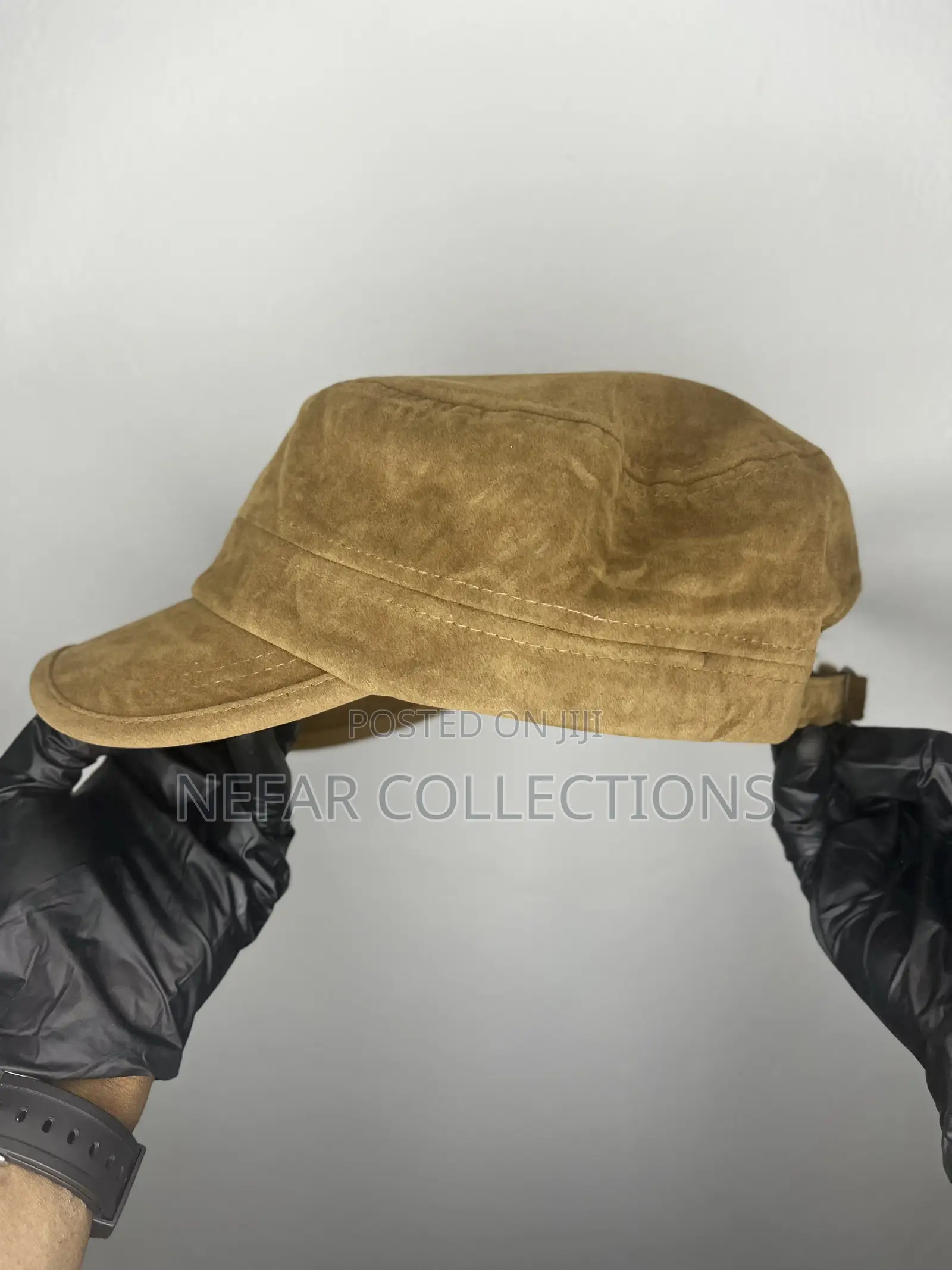 Plain Face Cap - Brown
