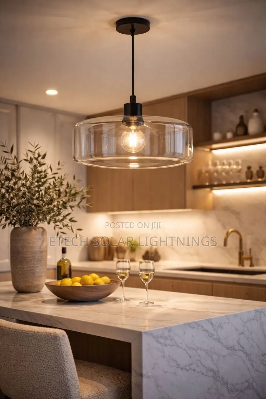 Luxury Modern Single Pendant Glass Chandelier Light