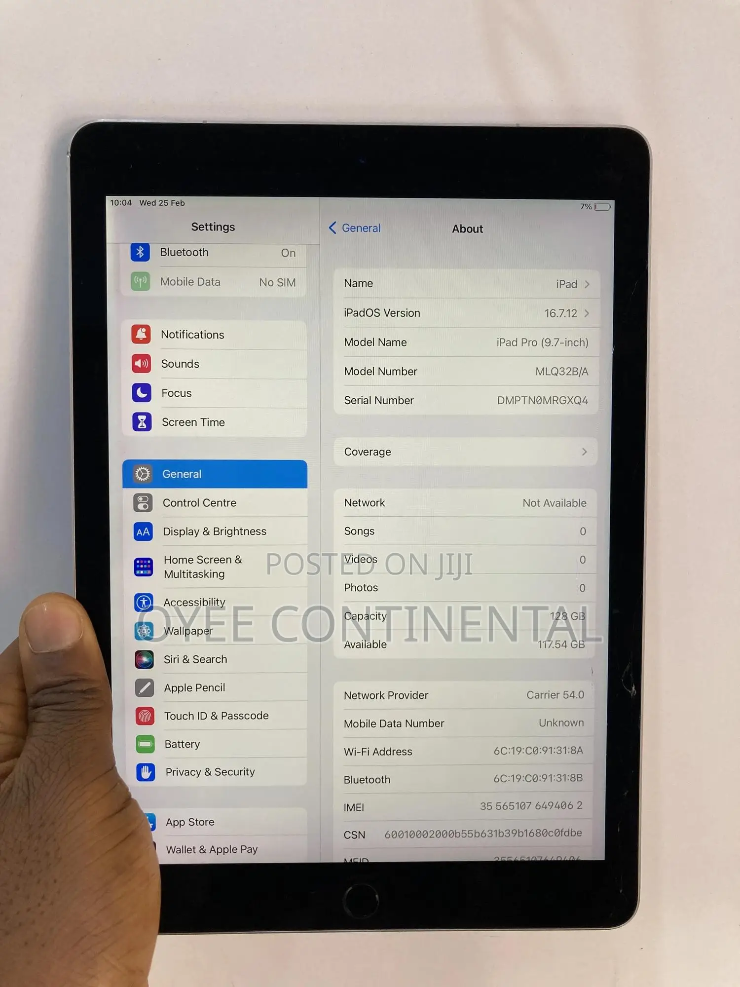 Apple iPad Pro 9.7 (2016) 128 GB Gray