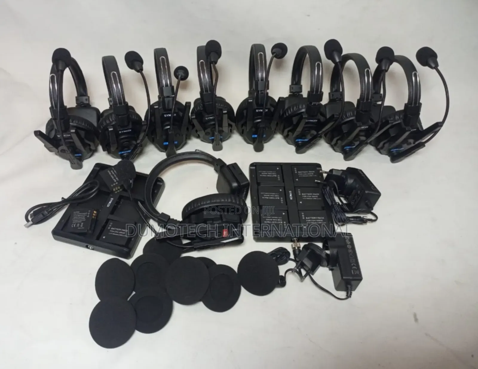 Synco Xtalk Xpro9 Wireless 9-User Intercom Headset System