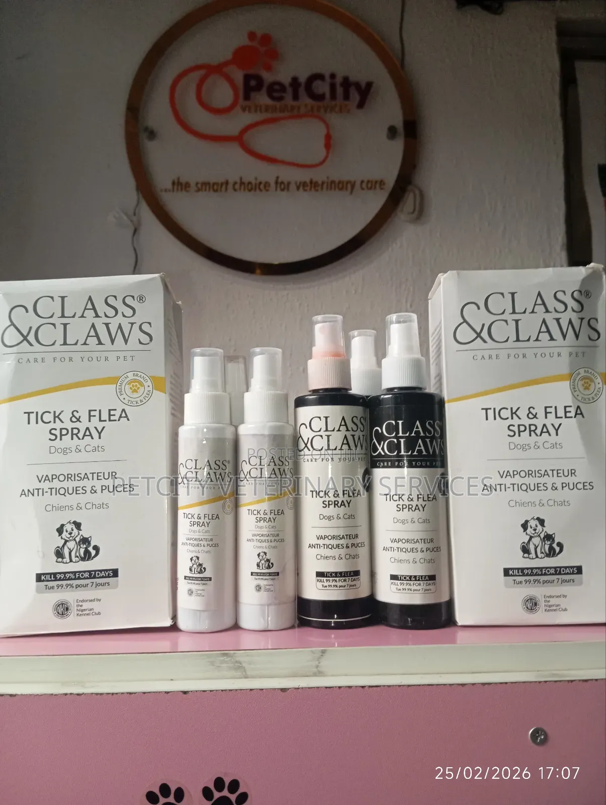 Class and Claws Tick and Flea Spray