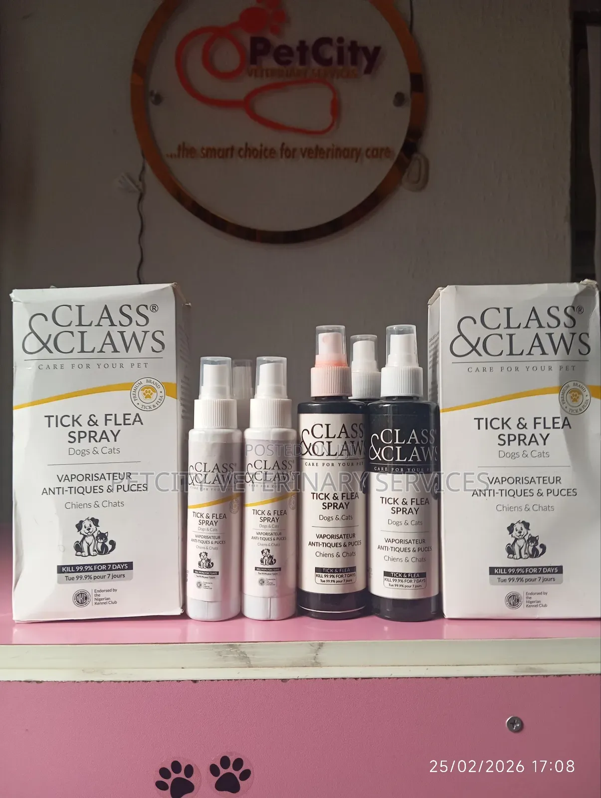 Class and Claws Tick and Flea Spray