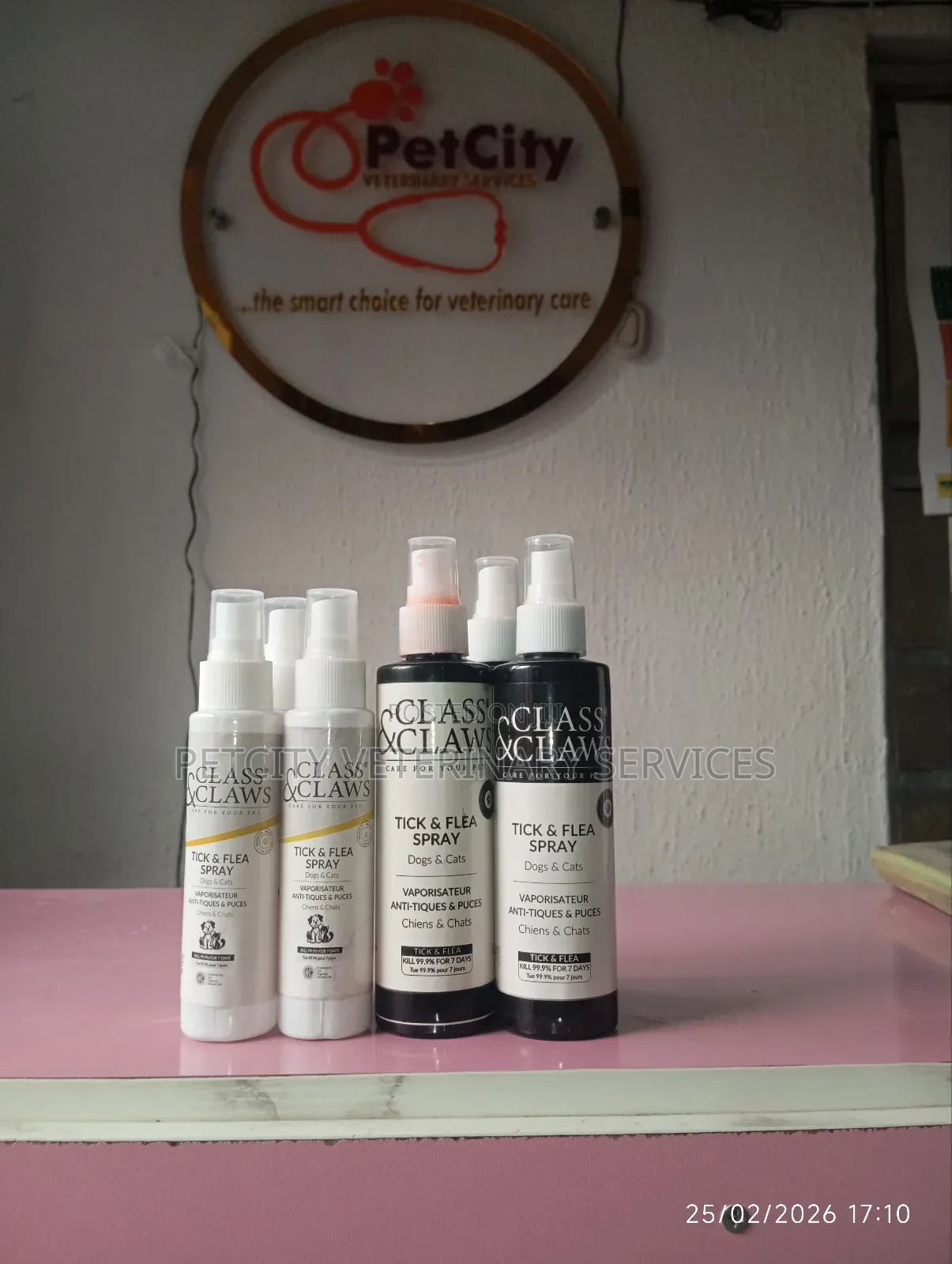 Class and Claws Tick and Flea Spray