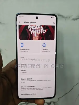 New Motorola Moto G86 5G 256 GB Blue