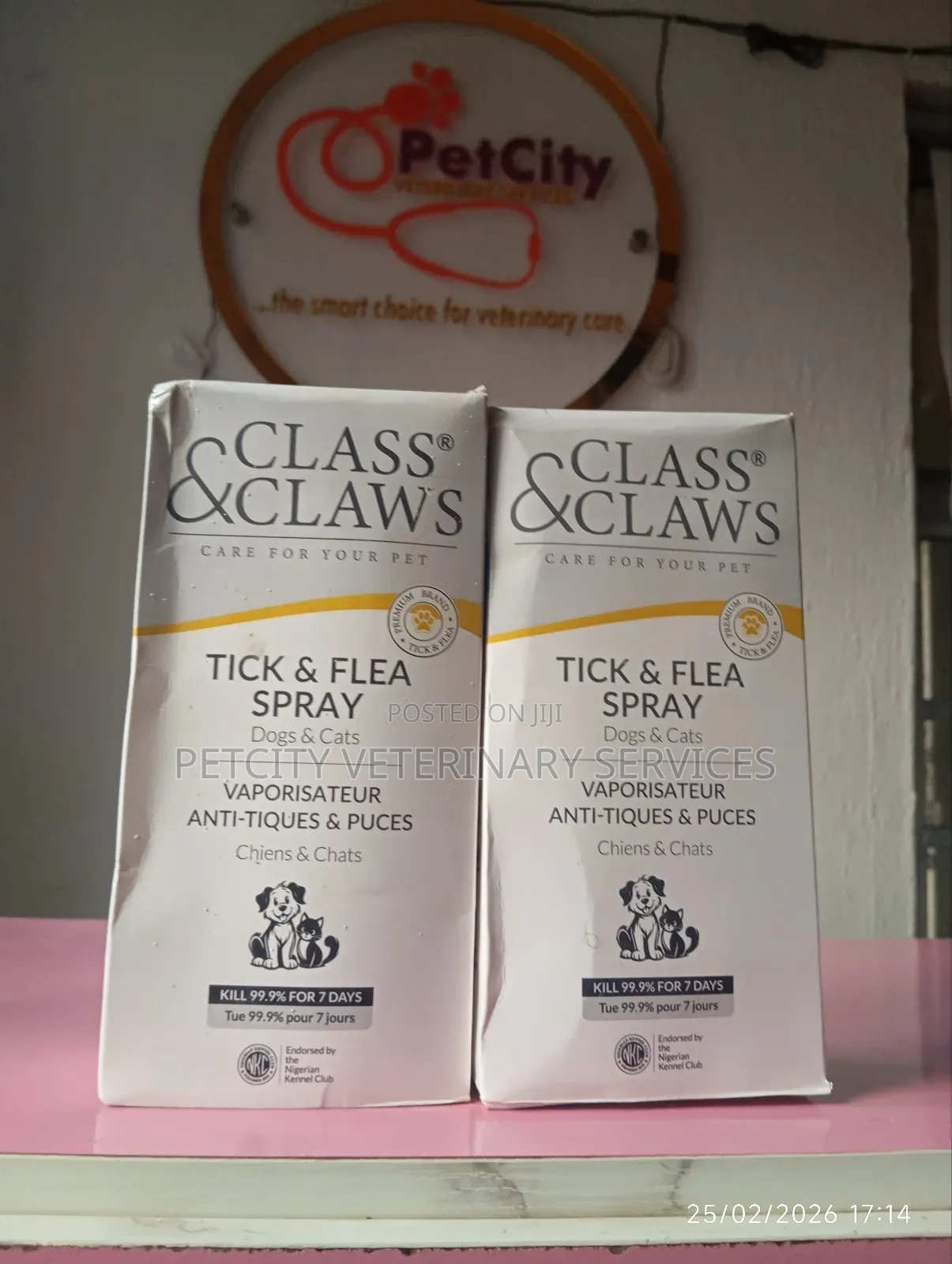 Class and Claws Tick and Flea Spray
