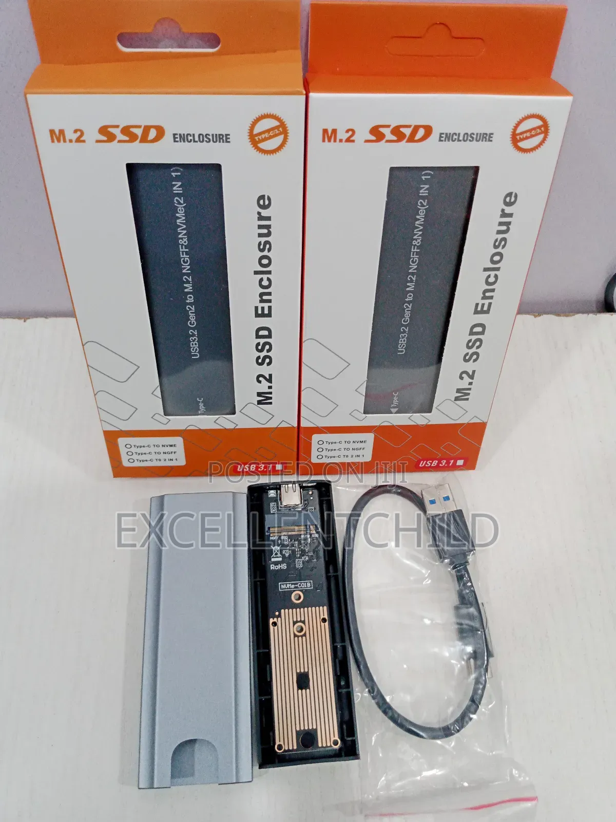 Type-c Ssd Nvme/Ngff M.2 Enclosure 3.1 Gen