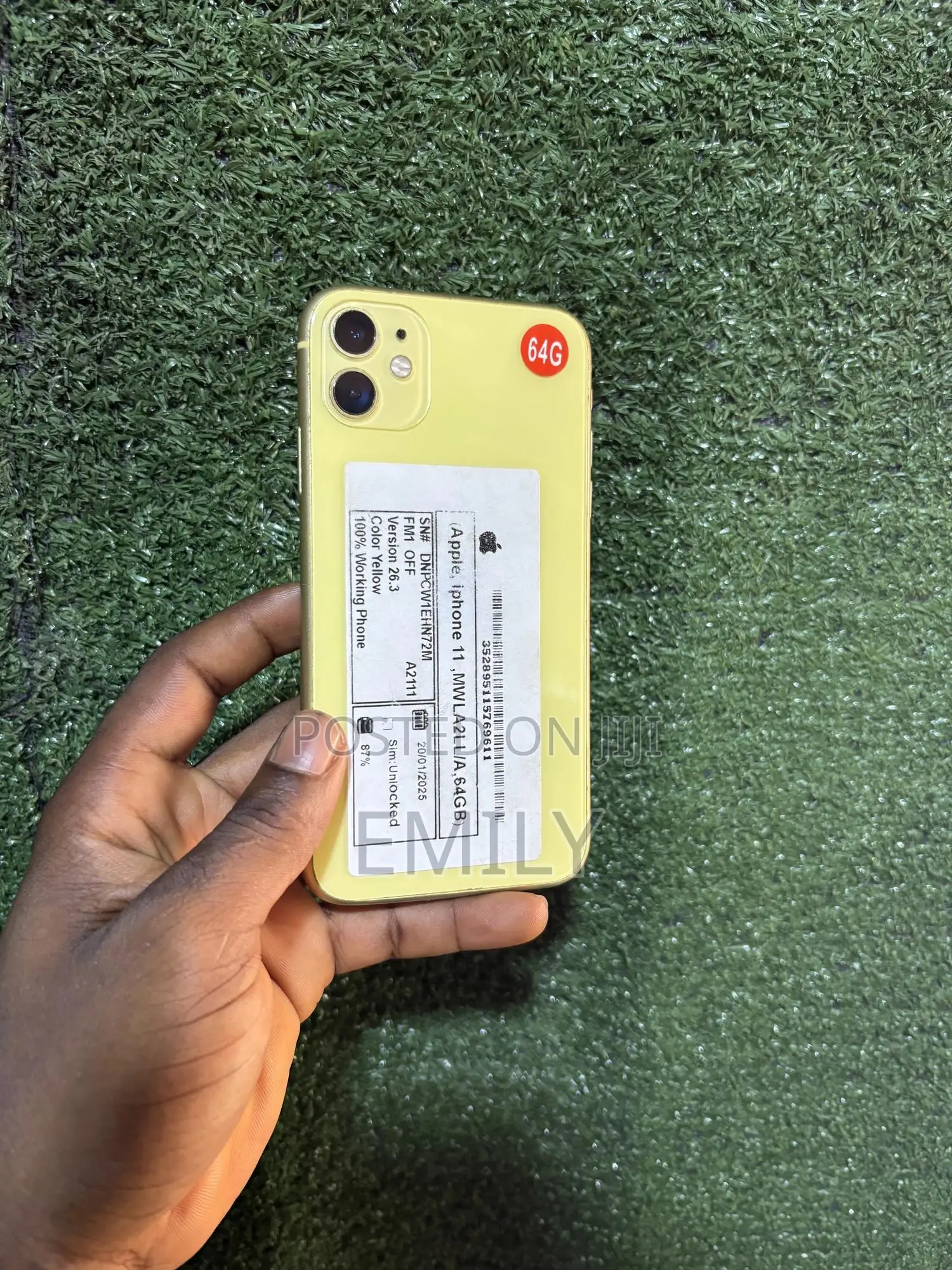 Apple iPhone 11 64 GB Yellow