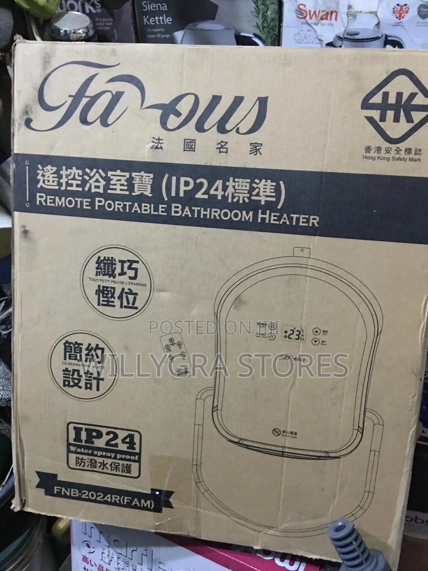 Faous Portable Bathroom Heater