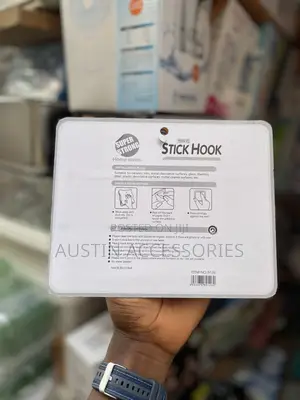 Love Decorative Adhesive Wall Hooks - 4pcs Set, 2kg Strong Load