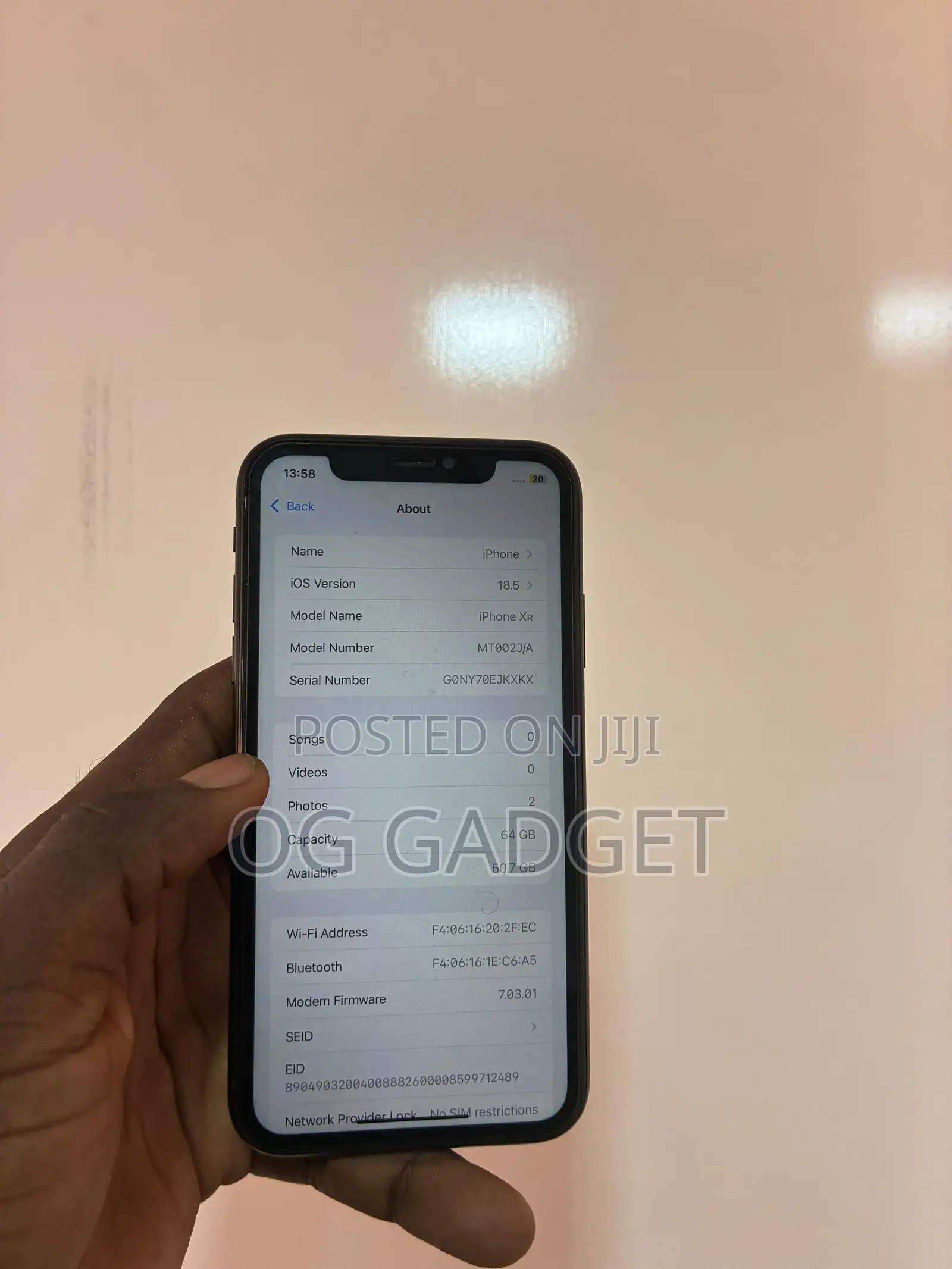 Apple iPhone XR 64 GB Gray