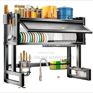 Original 65cm Over The Sink Dishrack With Glass Cover