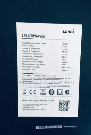 450w Longi All Black Panel Clean Look, Powerful Output!