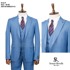 Senzo Rivolli Men's Three Pieces Turkey Suits